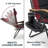 Extra-Large Thickened Zero-Gravity Chair, Foldable Patio Lounge Chair, 30-Inch Wide Seat Anti-Gravity Lounger With Cup Holders, Red -1659493495