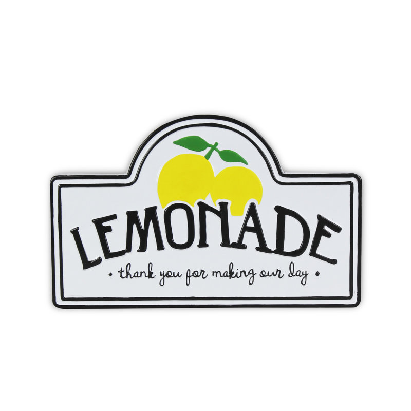Panneau d'inspiration limonade, Noir