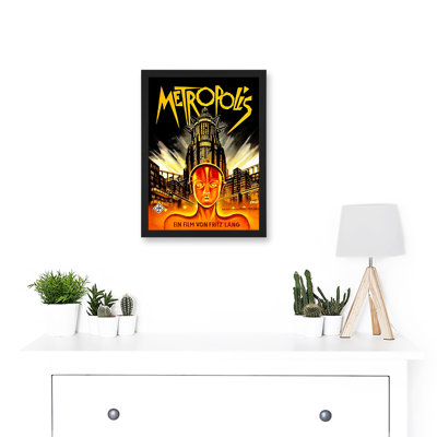 Vintage Film Movie Metropolis 1927 Sci Fi Machine Future Fantasy - Single Picture Frame Print