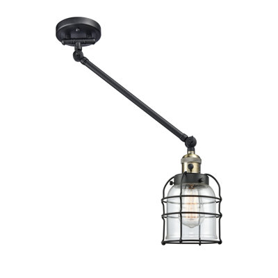 Koa Plug-in Swing Arm Sconce