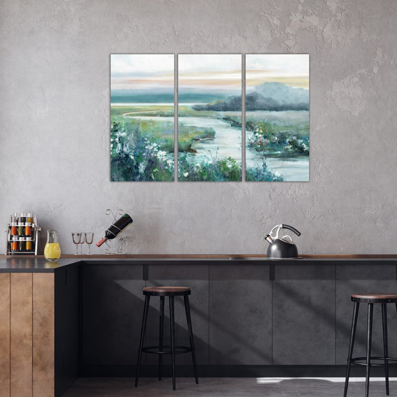 Eternity In Twilight by Sally Swatland - No Frame Gallery-Wrapped Canvas Giclée on Canvas, 101.6cm H x 152.4cm W x 3.81cm D