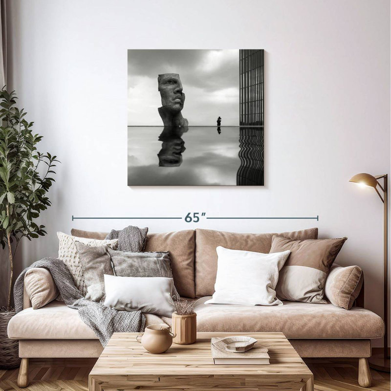 Arney Face Reflection, 36" H x 36" W