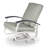 Askar Swivel Powder Coated Aluminum Outdoor Lounge Chair-19643669-19643680-19643682