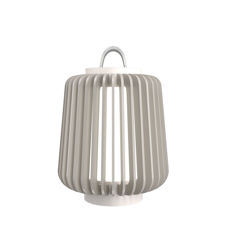Stecche Di Legno Desk Table Lamp, Imbuia, 9.06" H x 7.87"W x 7.87" D