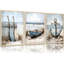 Nautique, ensemble d'art mural - voilier, pagaie et ancres