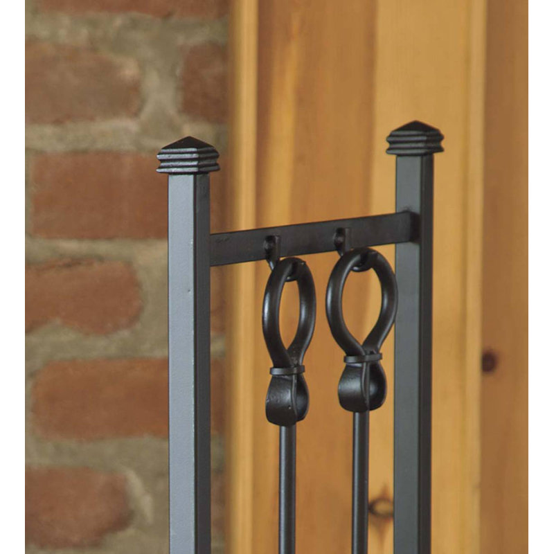 Support à bûches en métal l 12,5 po x P 12,5 po Bethune