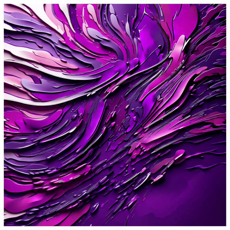 Housses de couette à motif abstrait mauve, Très grand lit
