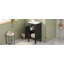 Armoire de salle de bain de style français 18 po avec rangement, solution pour petit espace avec lavabo en céramique, tablette réglable, charnières à fermeture en douceur-1544707394