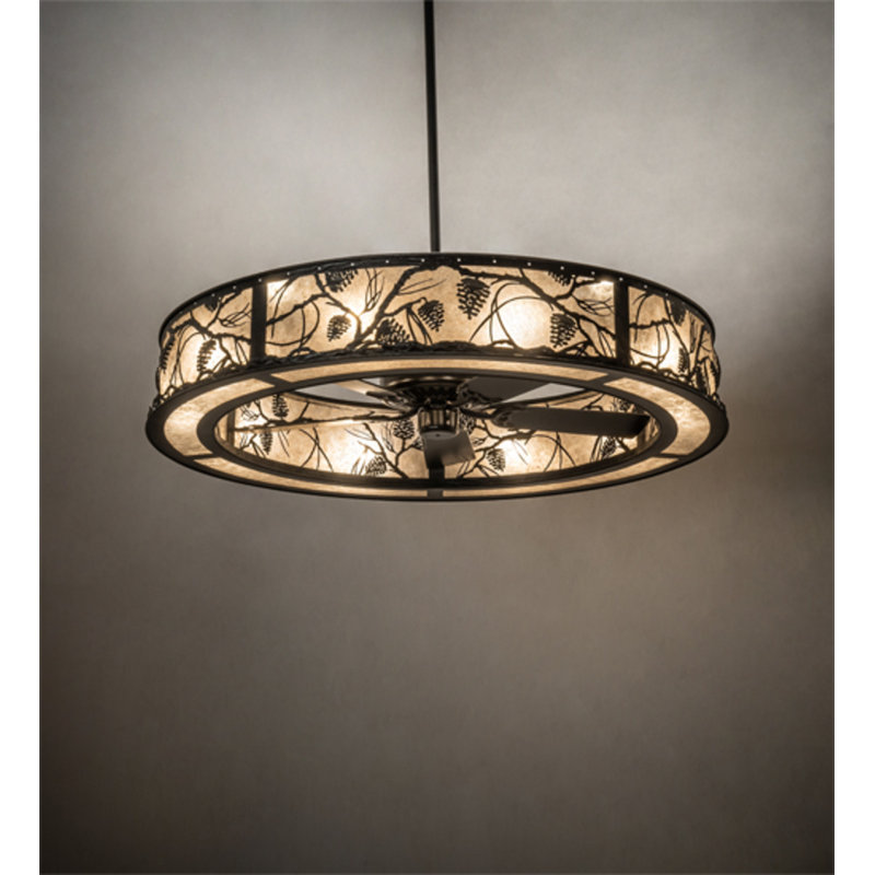 Whispering Pines Downrod Ceiling Fan