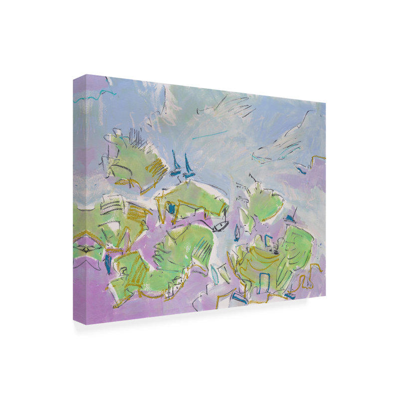 «Island II» sur toile, H 18 po x l 24 po