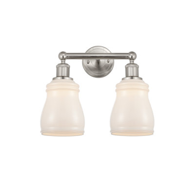 Éclairage pour meuble-lavabo à 2 lumières 13,75 po Mccarver