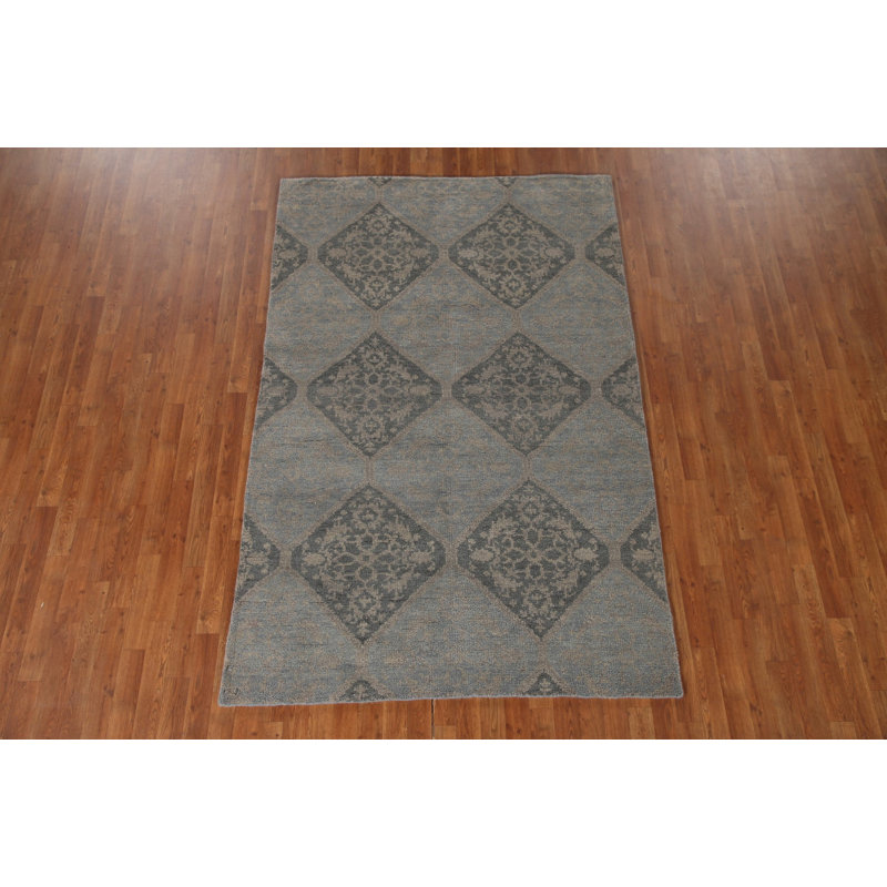 Tapis géométrique indien 5 x 8