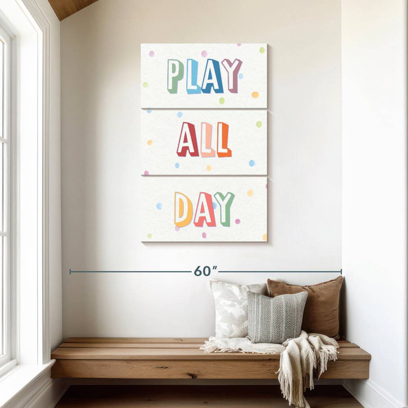 Enseigne Ashelle Play All Day, H 45 po x l 28 po