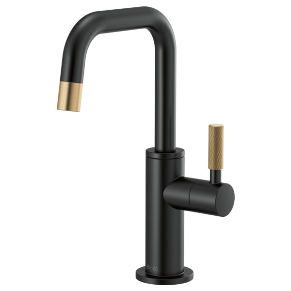 Litze® Beverage Faucet with Square Spout and Knurled Handle