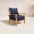 Navy White Piping