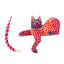 Sculpture de chat qui se prélasse