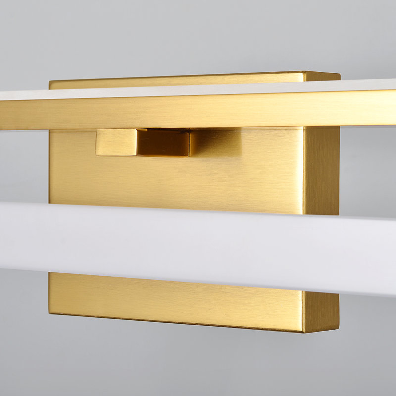 24" Integrated Dual Light Bar, Dimmable LED Vanity Light with 3 Adjustable Color