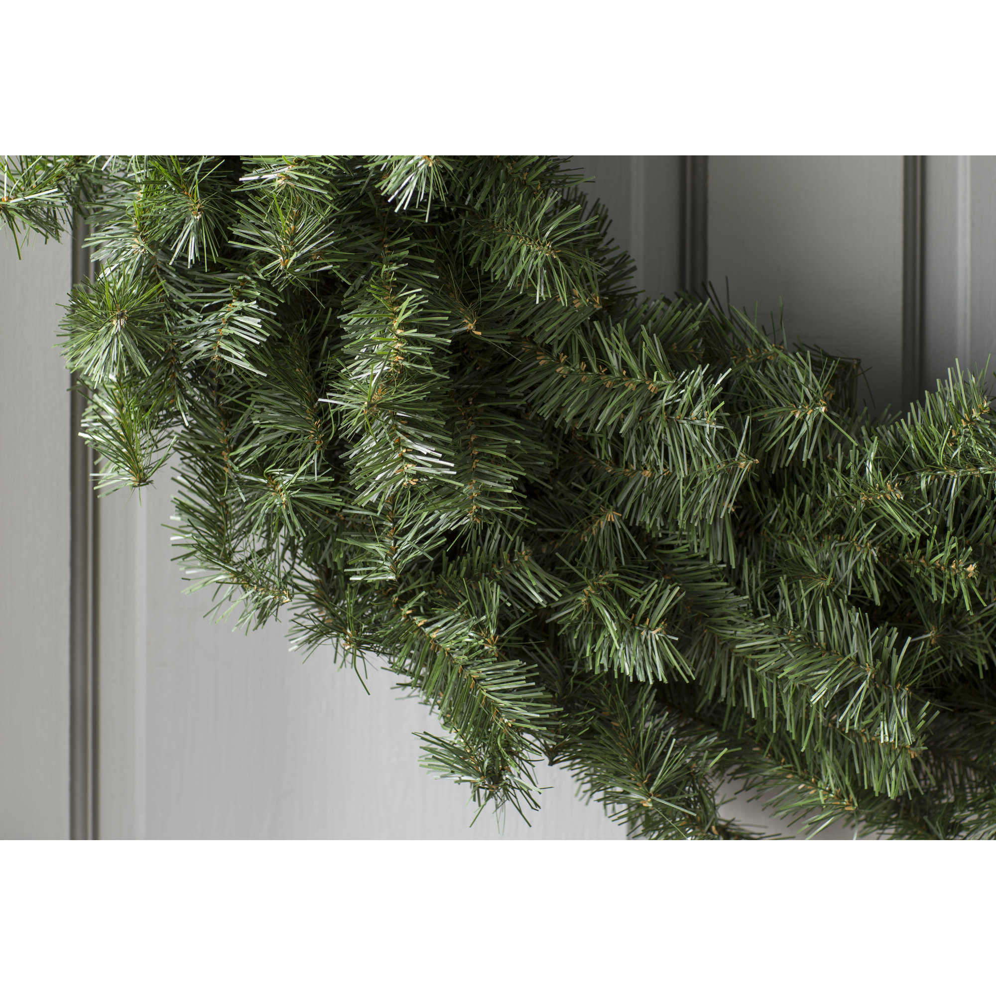 Artificial Canadian Pine Wreath Unlit, 36" H x 36" W x 3" D