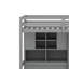 Lit superposé simple avec tiroirs, garde-robe, tablettes de rangement et hydraulique-106693908