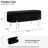 Velvet 46" Wide Storage Bench for Bedroom End of Bed Window Living room-1453580938