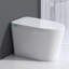 Toilette blanche intelligente avec capteur de pied, siège de bidet chauffant - baguette autonettoyante avancée