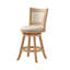 Tabouret de bar pivotant en bois massif-69426708