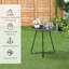 Artiom Round Outdoor Side Table - 46 cm W 46 cm D