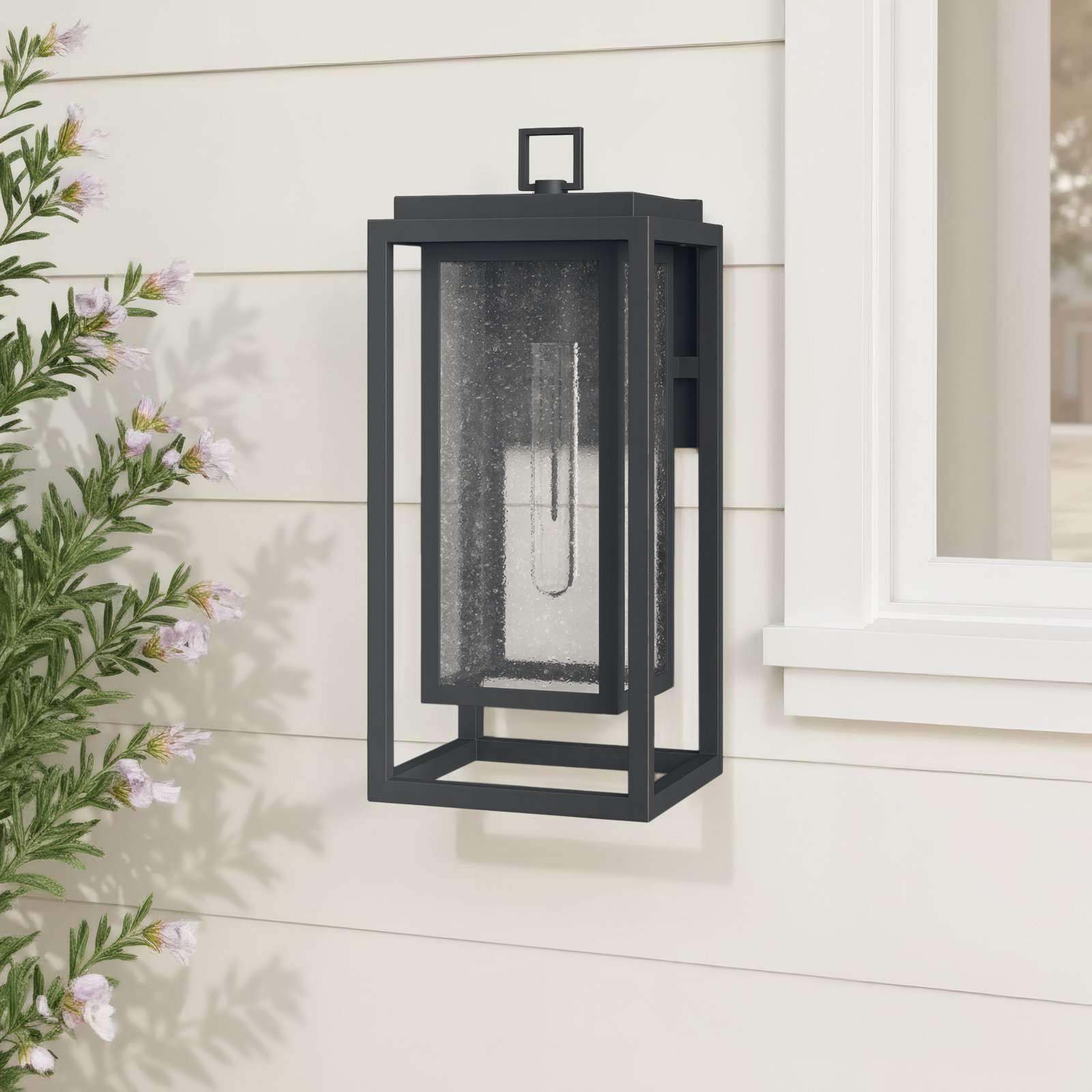 Outdoor Wall Lantern, Oil Rubbed Bronze