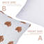 Housse de coussin décoratif à imprimé de blocs fantômes pour divan, divan et chaise Fab Fabine Halloween - 14 x 20-119273522-119273535