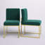 Chaise d'appoint rembourrée en velours Amberdawn-1602561294-1602561297
