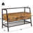 Industrial Shoe Storage Cabinet Bench with 2-Tier Shelves, Stool with Hidden Storage Space, for Entrance -1847827873-1847827876