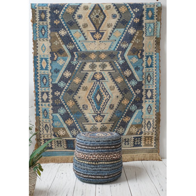 Castra Geometric Hand Woven Indoor / Outdoor Area Rug