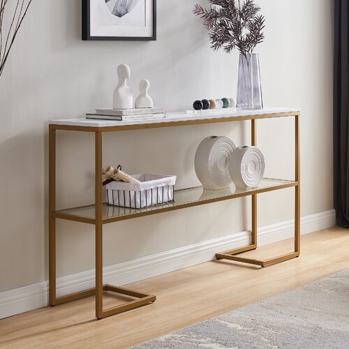 Wayfair | Way Day: Gold Console Tables You'll Love In 2023