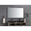 Miroir de salle de bain 60 po x 36 po à DEL avec antibuée, rétroéclairage et luminosité réglable pour fixation murale