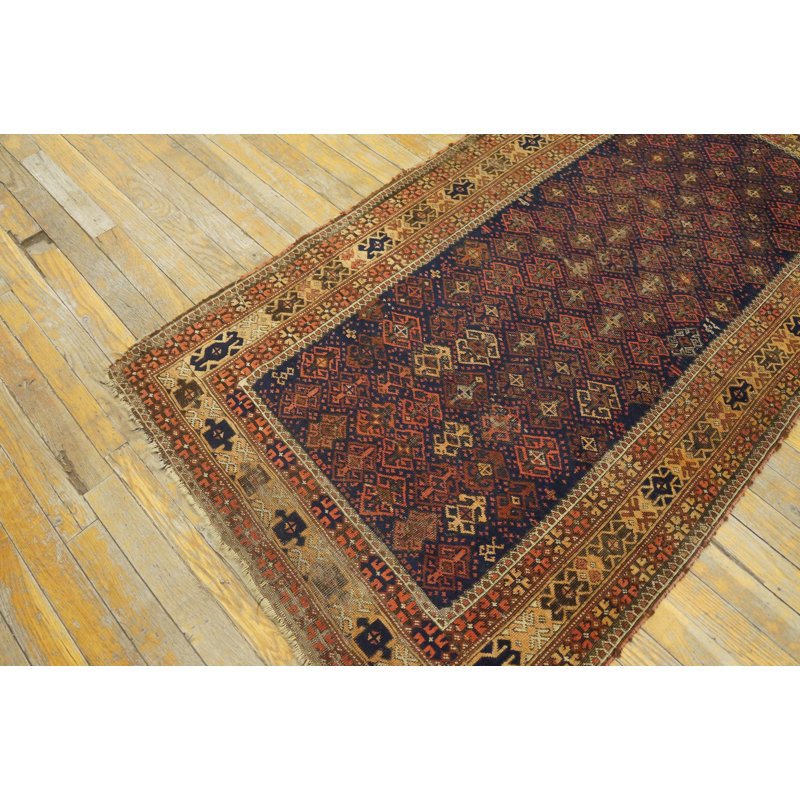 Hand Knotted Wool Geometric Area Rug