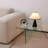 Tempered Clear Glass Sidetable
