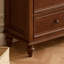 Buffet en bois de noyer massif