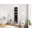 Armoire de rangement murale avec tablettes ouvertes-1835948670