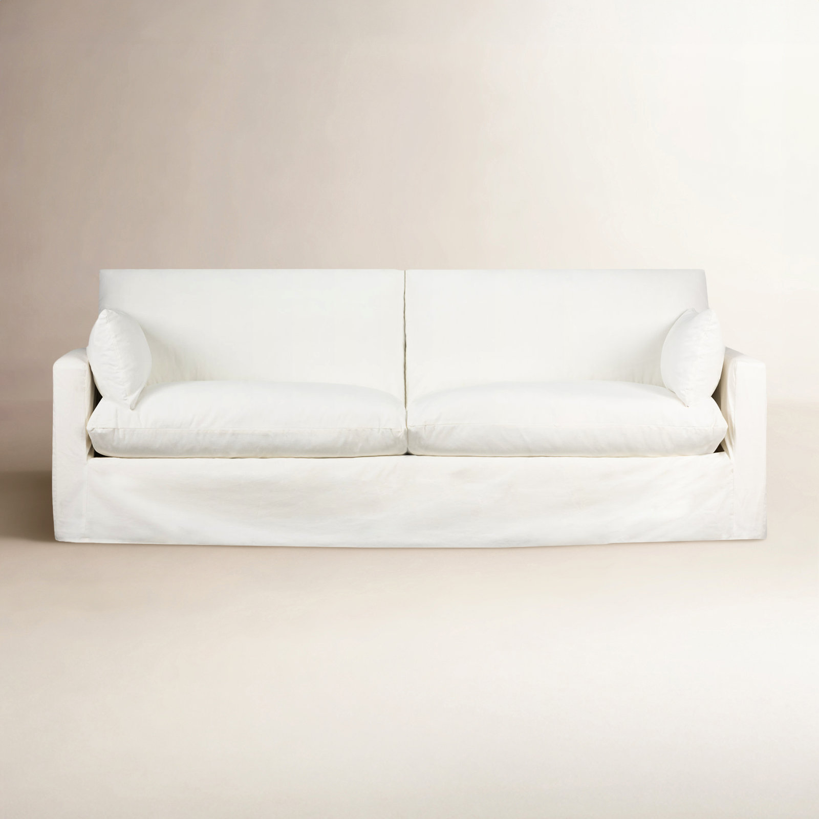 Luna 90'' Sofa, Bayou Off White Canvas