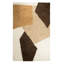 Rug Wool Geometric Area Rug in Brown