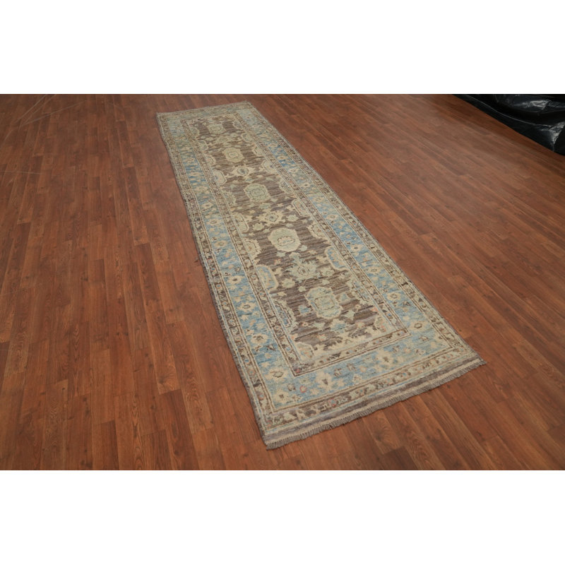 Tapis de couloir gris Oushak
