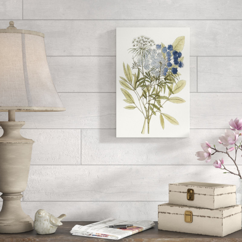 Lacy Leaves I - Painting Print, 46cm H x 30cm W, Wrapped Canvas