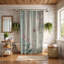 Rideau de douche rétro 1 pièce-480432691