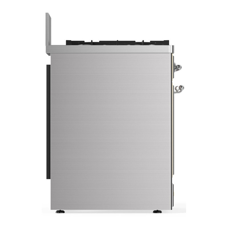 Majestic III Series 30 Inch Dual Fuel Range with 5 Sealed Burners in Emerald Green (Natural Gas, Burnished Trim), Chrome