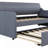 Versatile Upholstered Daybed with Pull - out Trundle and USB Charging, Ideal for Extra Sleeping and Relaxing at Home-435083303