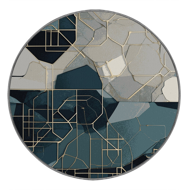 Nova Rays Rug, Round 3'