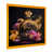 Impression dorée sur toile encadrée