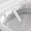 Toilette compacte intelligente avec bidet BCANHome, couvercle à ouverture / fermeture automatique, siège chauffant, chasse d'eau à 1,28 GPF, lavage et sécheuse à chaleur, nettoyage par massage, fermeture en douceur, télécommande, veilleuse douce, peu encombrante