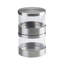 16Oz Glass Mixology Jar with Stainless Steel Base and Lid
