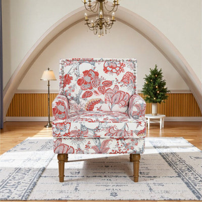 Fauteuil d'appoint rembourré Farmhouse